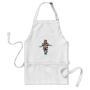 Trump in Prison Wear Adult Apron