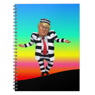 Trump in Prison Wear Notebook