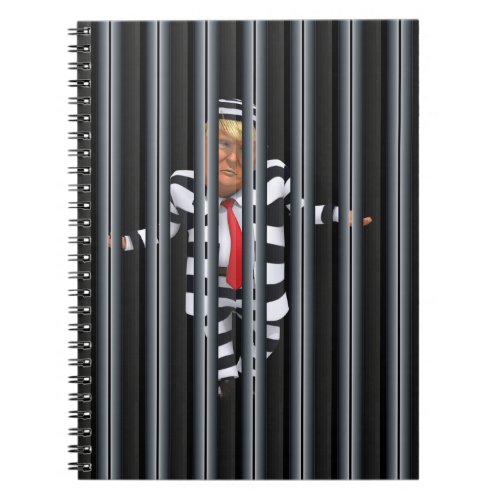 Trump in Prison Wear Notebook