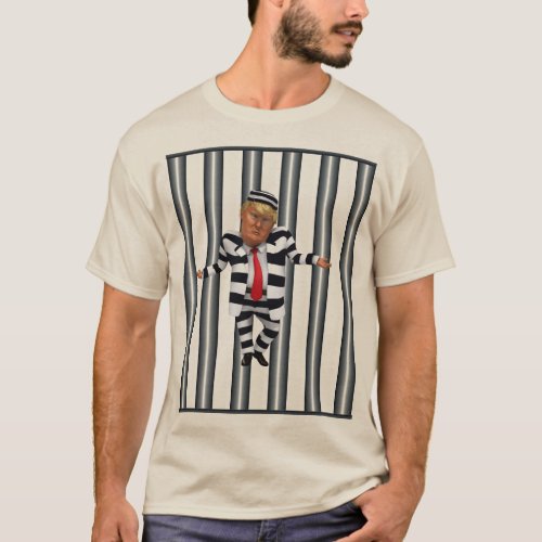 Trump in Prison Wear T_Shirt