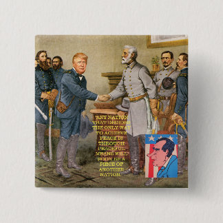 Trump in the Courthouse Button