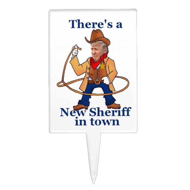 TRUMP Inauguration Cake Topper (Front)