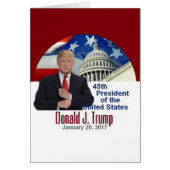 TRUMP Inauguration Card (Front)