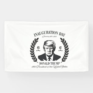 Trump Inauguration Day 2025 Proud Maga  Banner