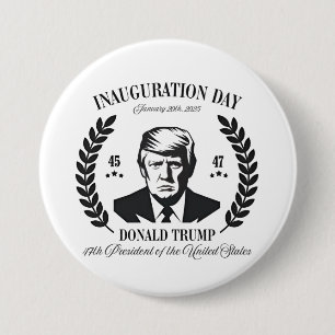 Trump Inauguration Day 2025 Proud Maga Button