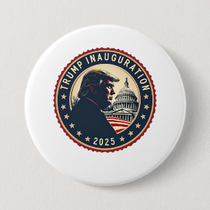 Trump Inauguration Day 2025 Proud Maga Button