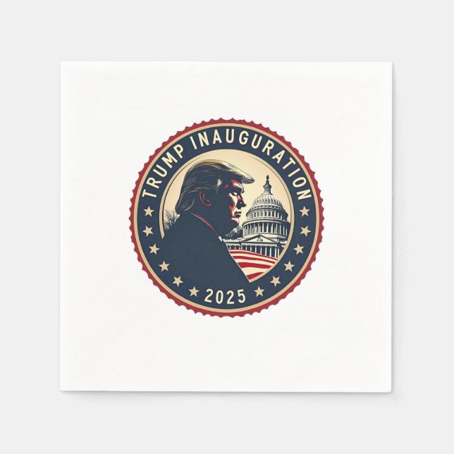 Trump Inauguration Day 2025 Proud Maga  Napkins (Front)