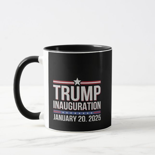 Trump inauguration Day January 2025 President  Mug (Left)