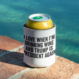 Trump inauguration Day Wine Lovers    Can Cooler