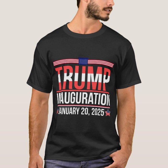 Trump Inauguration Mens Clothing Fashion T Shirt (Front)
