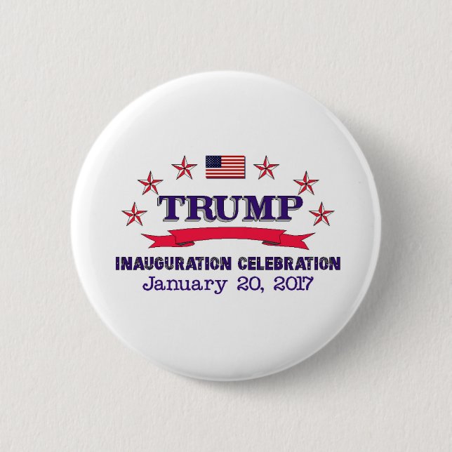 Trump Inauguration Pinback Button (Front)