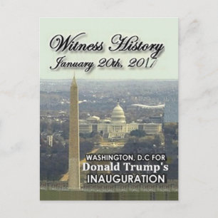 TRUMP Inauguration postcard