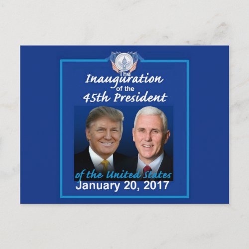 TRUMP Inauguration Postcard