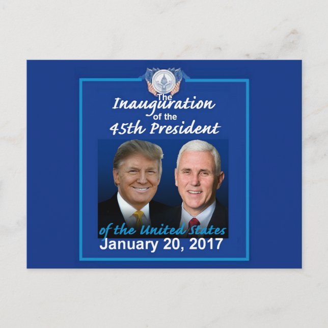 TRUMP Inauguration Postcard (Front)