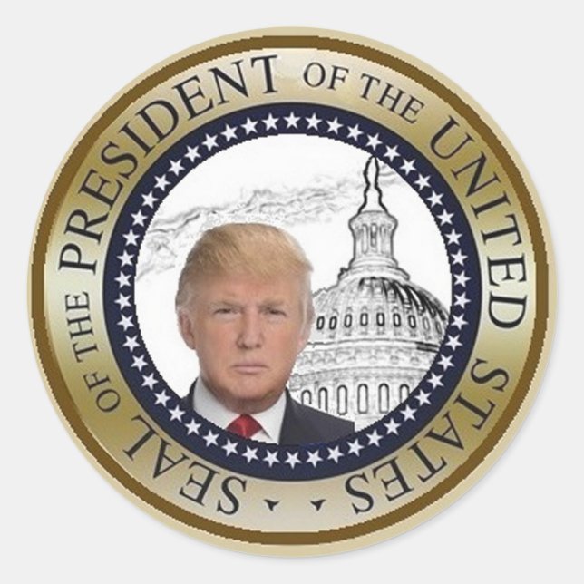 TRUMP Inauguration Sticker (Front)
