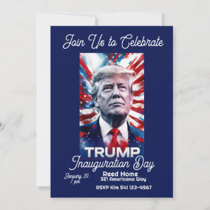 Trump Inauguration Watch Party Invitation