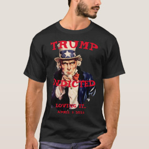 Trump Indicted Tuesday 2023 Uncle Sam T-Shirt