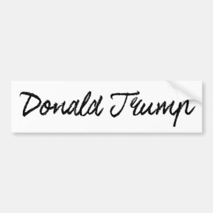 Trump Ink Autograph Bumper -.png Bumper Sticker