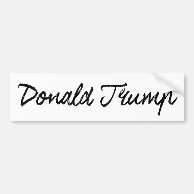 Trump Ink Autograph Bumper -.png Bumper Sticker (Front)