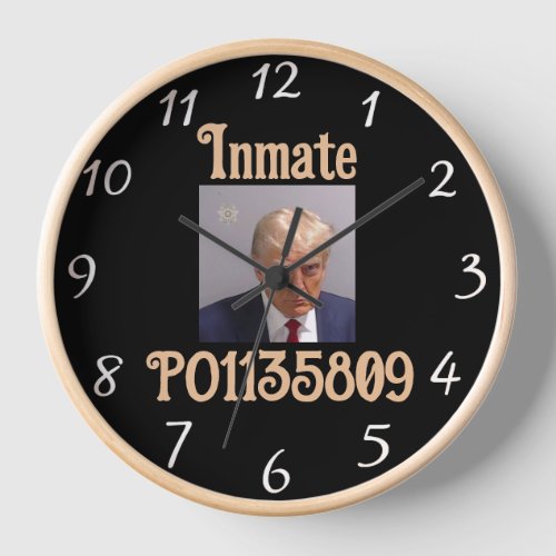 Trump Inmate PO1135809 Clock