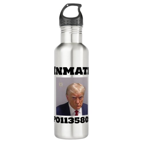 Trump Inmate PO1135809 Coffee Water Bottle