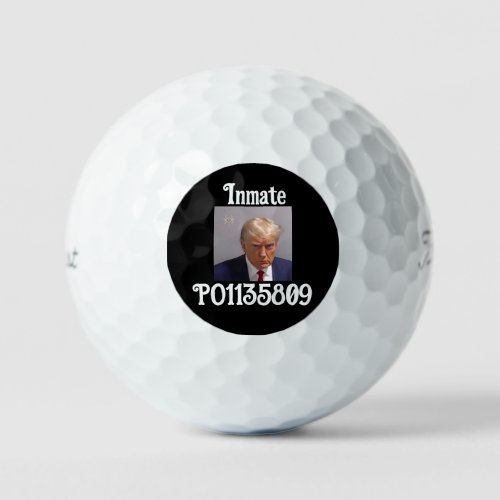 Trump Inmate PO1135809 Golf Ball