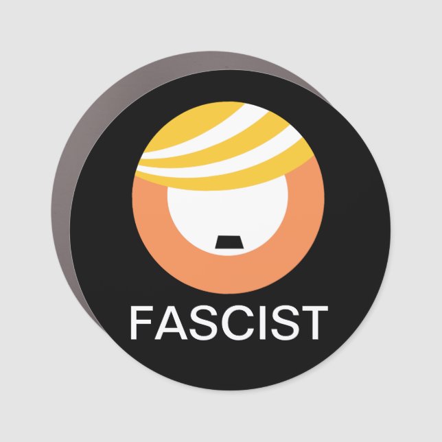 Trump is a Fascist Car Magnet (Front)