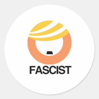 Trump is a Fascist Classic Round Sticker
