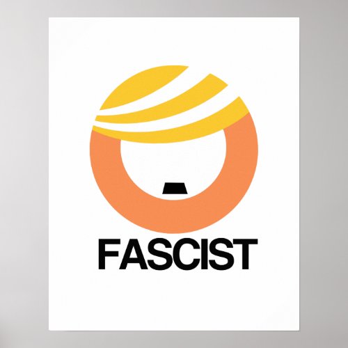 Trump is a Fascist Poster
