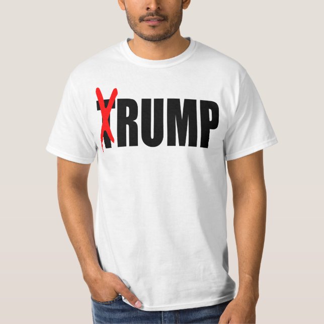 "TRUMP IS A RUMP" T-Shirt (Front)