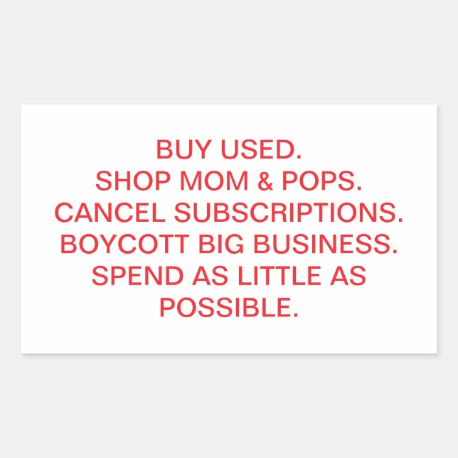 Trump is Adjudicated Predator Hankamer Artjunkhaus Rectangular Sticker (Front)