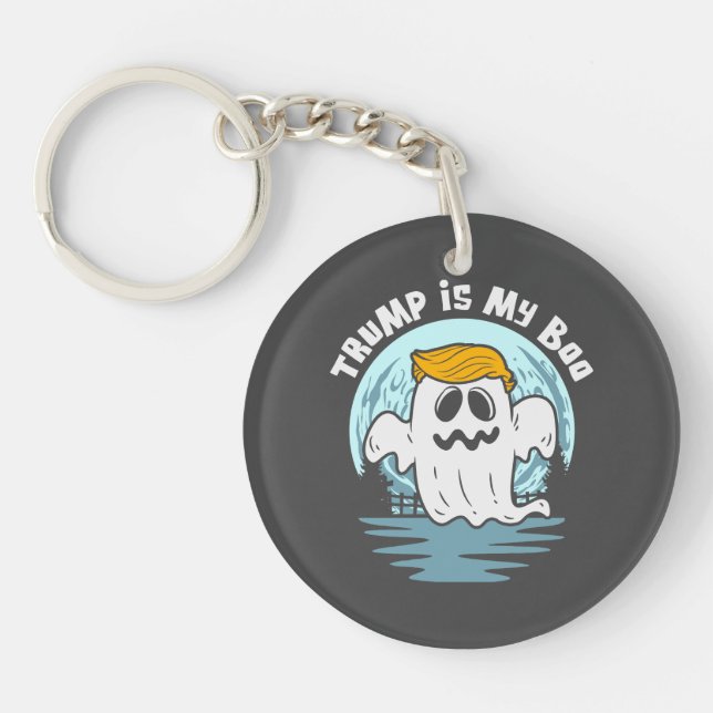 Trump is my Boo! Election Keychain (Front)