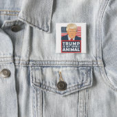 Trump is My Spirit Animal Funny Button (In Situ)