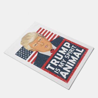 Trump is My Spirit Animal Funny Doormat