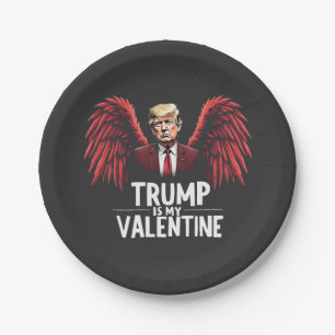 Trump is my Valentine Inauguration Day Maga  Paper Plates