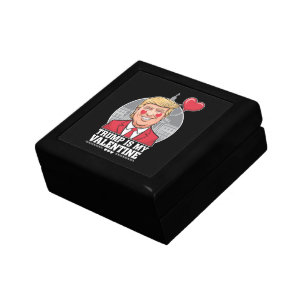 Trump is My Valentine Retro Valentines Day Gift Box