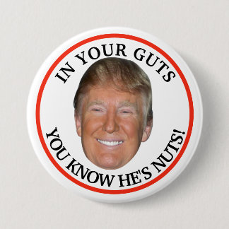 Trump is nuts! button