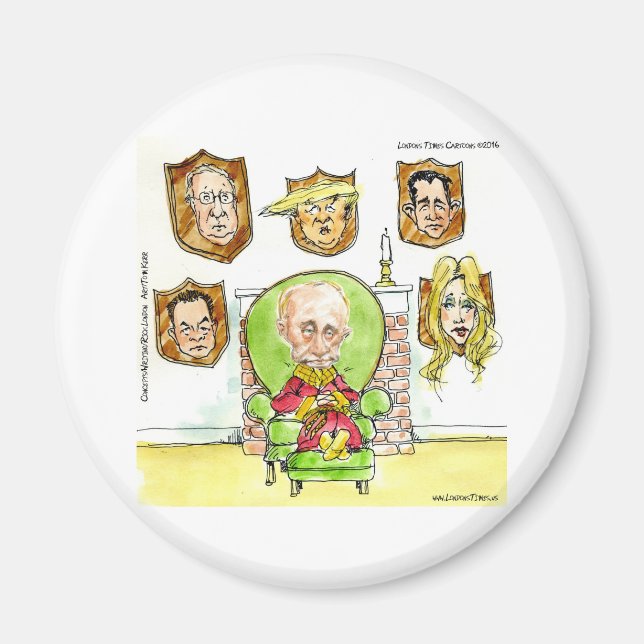 Trump Is Putin On The Ritz Gifts Magnet (Front)