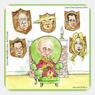 Trump Is Putin On The Ritz Gifts Square Sticker