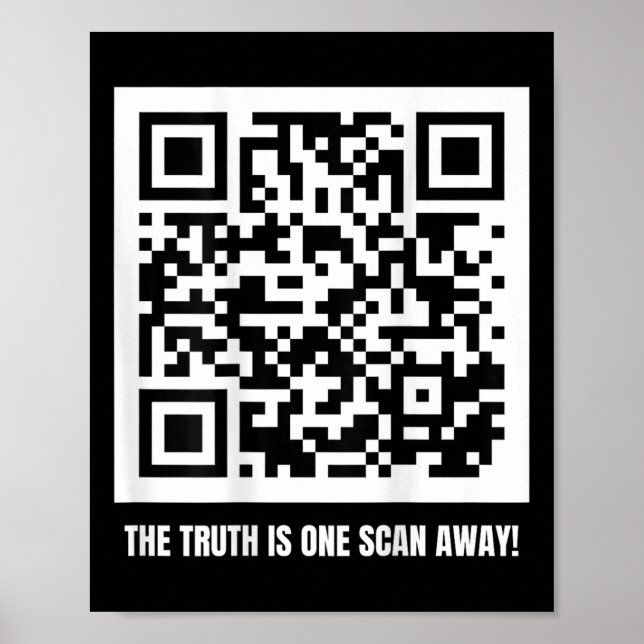 Trump Is Your President - Qr Trump Code  Poster (Front)