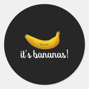 Trump It's Banana (for Scale) Funny Classic Round Sticker