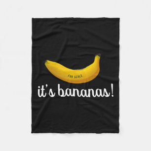 Trump It's Banana (for Scale) Funny Fleece Blanket