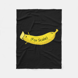 Trump Its Banana (for Scale) Starship Funny Trump Fleece Blanket