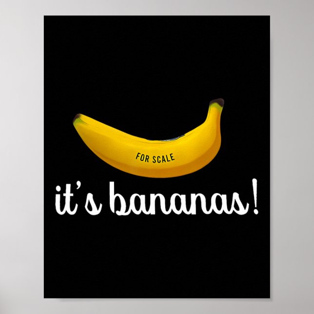 Trump It's Nana (for Scale) Funny 2  Poster (Front)