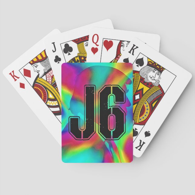 Trump J6 Silhouette Classic Playing Cards (Back)