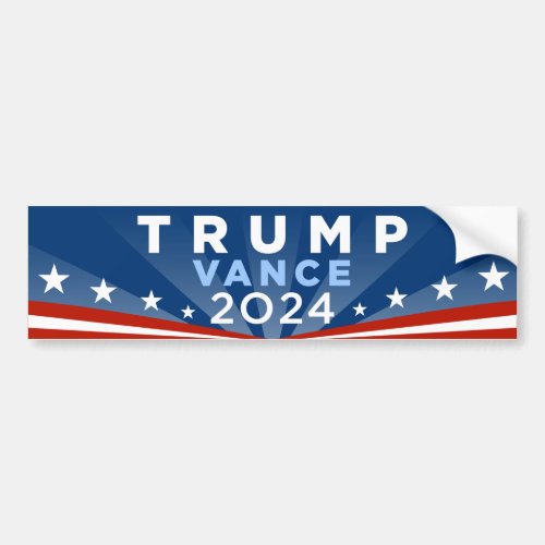 Trump JD Vance 2024 Bumper Sticker