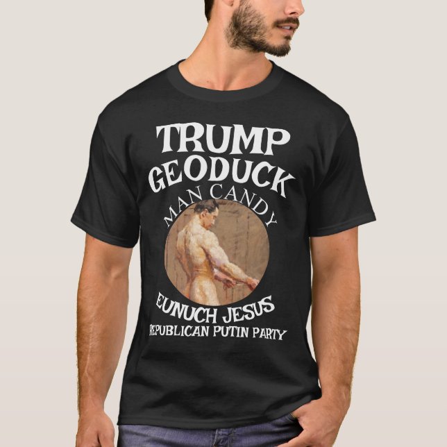 Trump Jerk Circle Jesus Republican Pee Party T-Shirt (Front)
