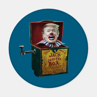 Trump Jerk-in-the-Box Coaster Set