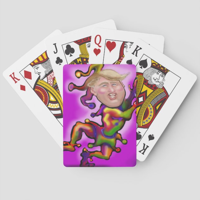 Trump Jester Poker Cards (Back)