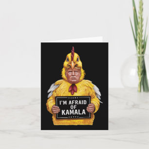Trump Kamala Harris First Female President 2024 Card